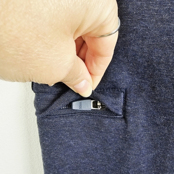 Duluth Trading Co Men's Standard Fit Incog-chinos Heather Navy Blue Pants 34x30 - Picture 10 of 14